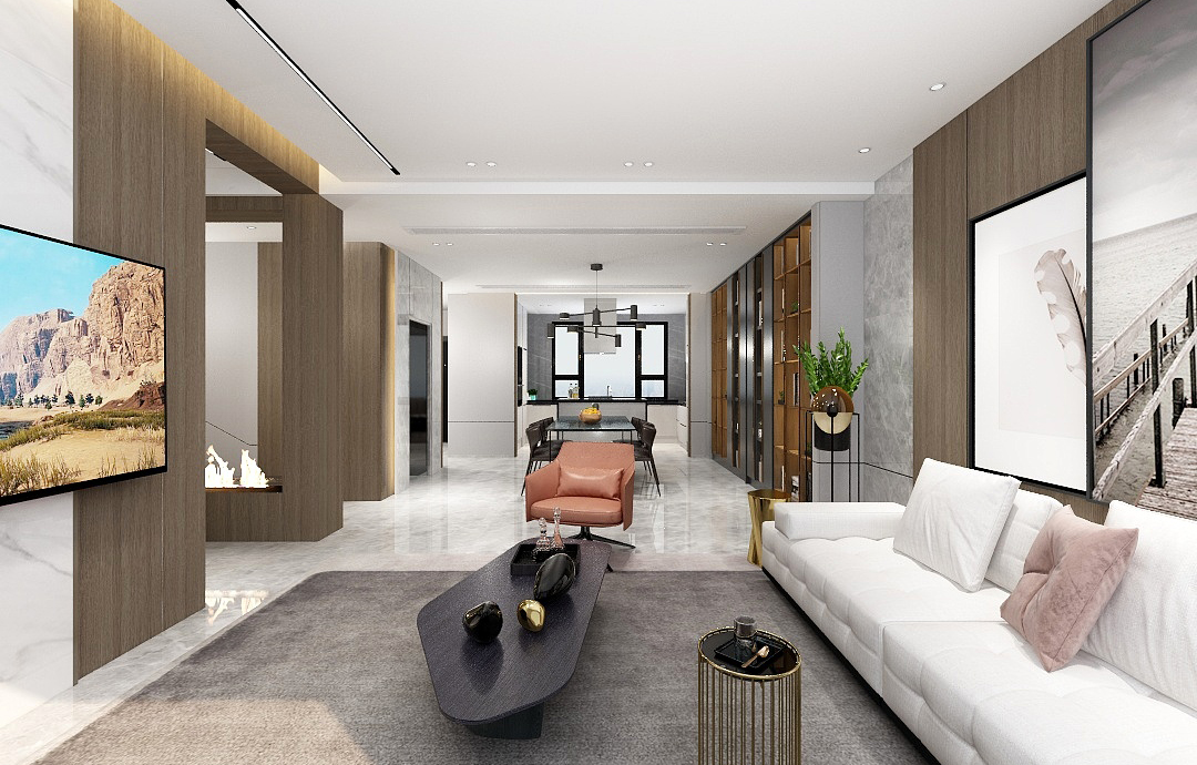 黃龍和山530㎡現(xiàn)代風(fēng)別墅，繁華的都市享純粹的生活！