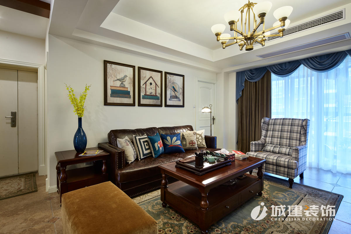 海歸小美之家-美林灣三室兩廳裝修案例