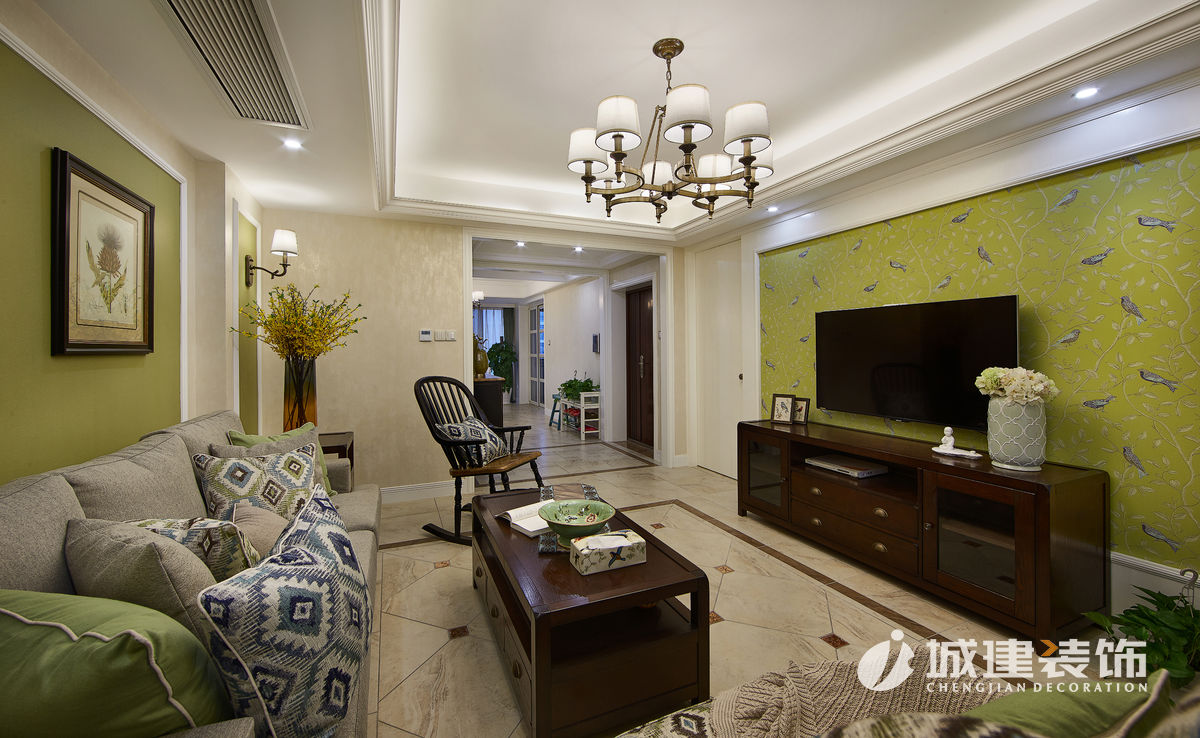 信步閑庭130平簡美風(fēng)格設(shè)計案例