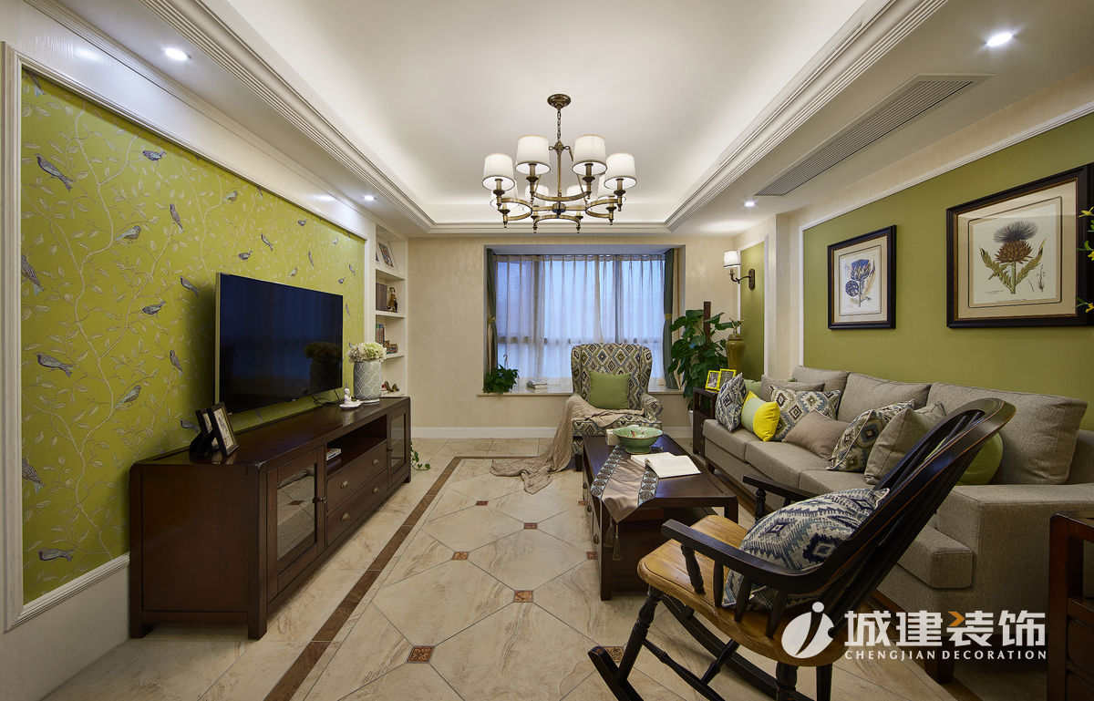 信步閑庭130平簡美風(fēng)格設(shè)計案例