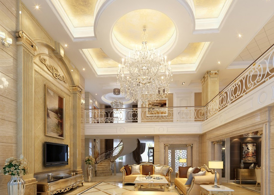 2019別墅色彩搭配原則，設(shè)計一個高端明亮的空間