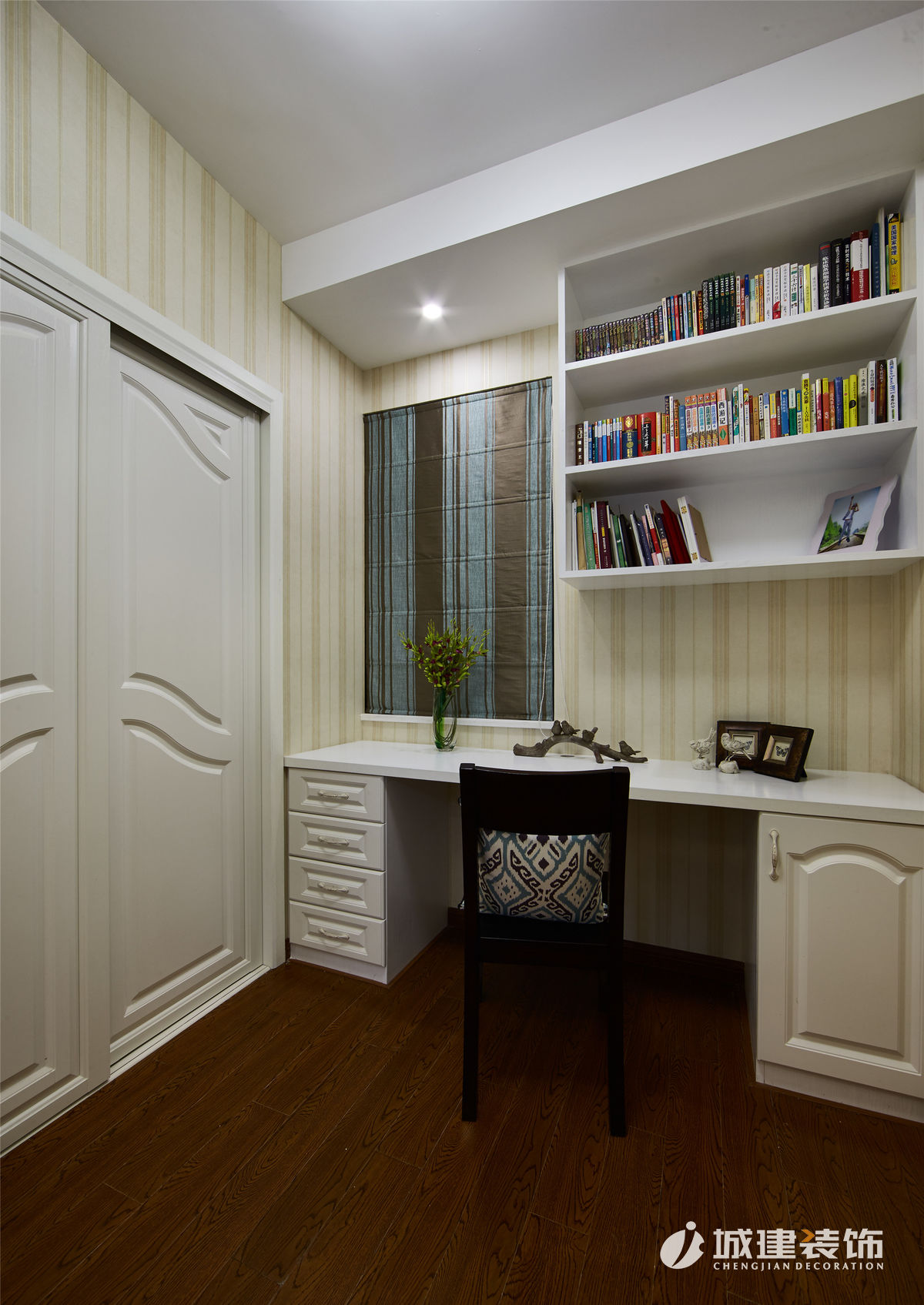 協(xié)安紫郡90方簡(jiǎn)美裝修案例