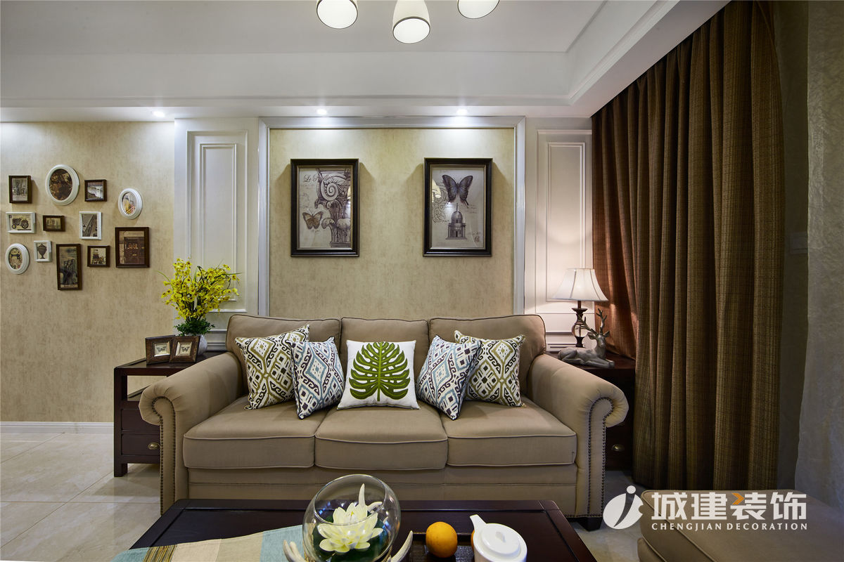 協(xié)安紫郡90方簡(jiǎn)美裝修案例