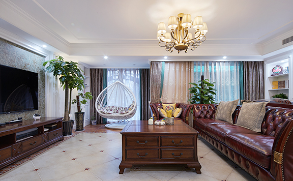 美式躍層裝修-大理石地板 美式躍層裝修.jpg