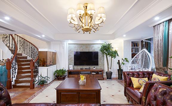 美式躍層裝修-客廳 美式躍層裝修-客廳.jpg