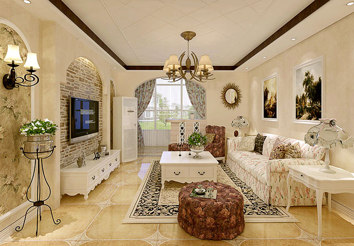 田園、地中海風(fēng)格地磚選擇